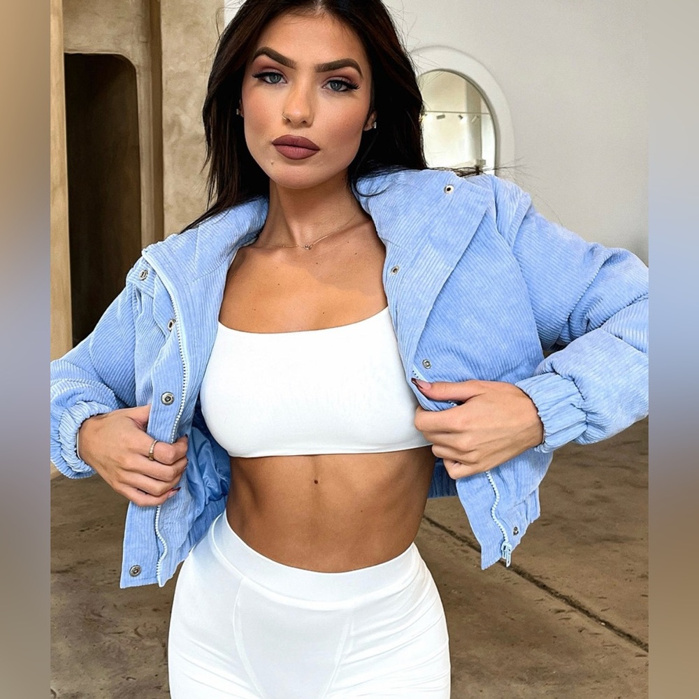 That’s So Fetch Bourke Puffer Jacket -Blue
